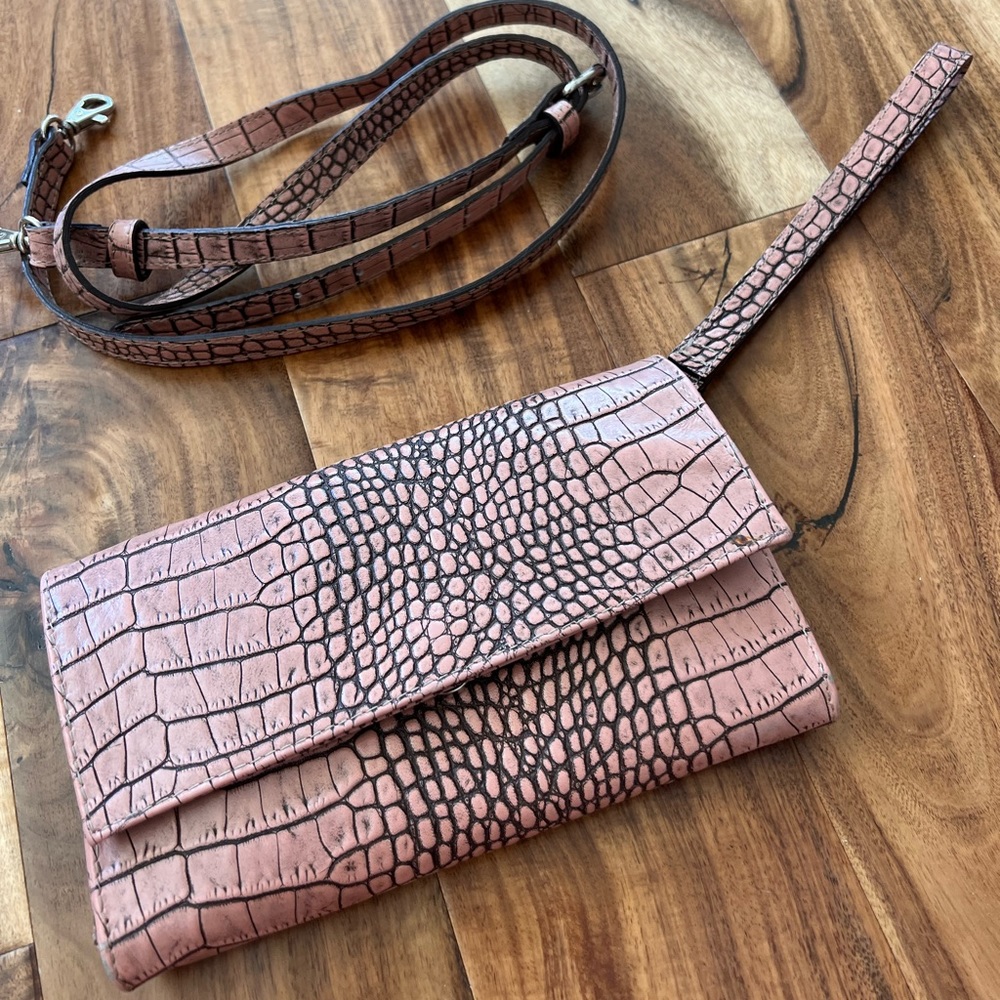 Freebird by Steve LOLA clutch/wallet with attachable straps for purse.